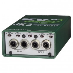 KV2 Audio JK2 Aktywny podwójny DiBox z wzmacniaczem linii.